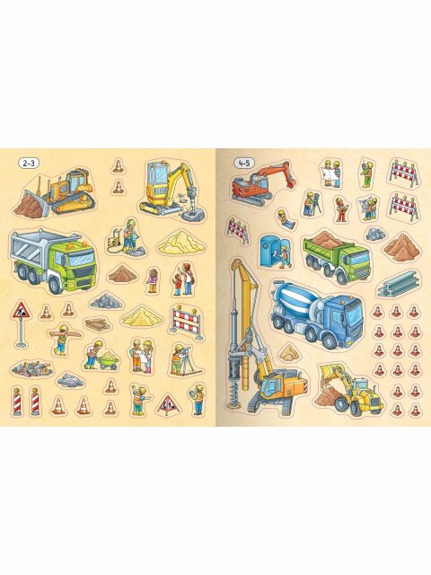 Meine große bunte Stickerwelt – Baustelle