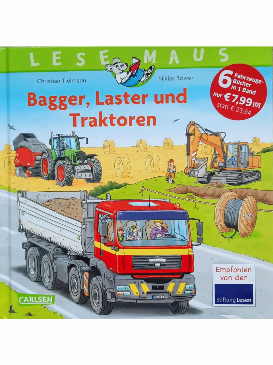 LESEMAUS Sonderbände: Bagger, Laster und Traktoren