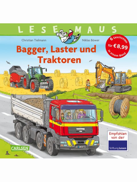 LESEMAUS Sonderbände: Bagger, Laster und Traktoren