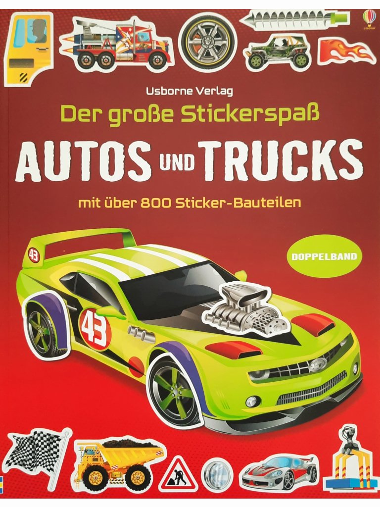 Der große Stickerspaß: Autos und Trucks