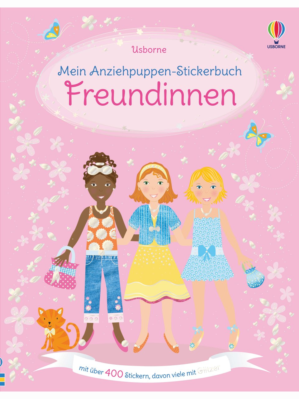 Mein Anziehpuppen-Stickerbuch: Freundinnen