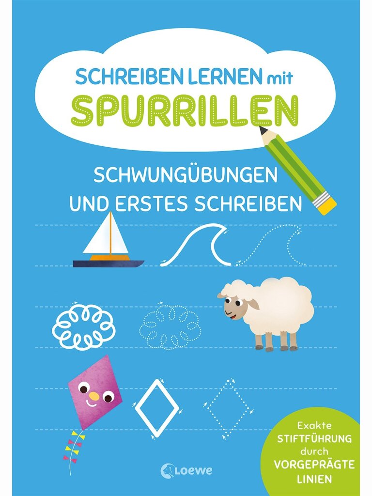 Schreiben lernen mit Spurrillen –...