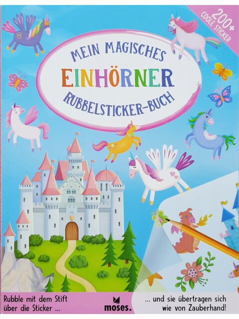 Mein magisches Rubbelsticker-Buch Einhörner