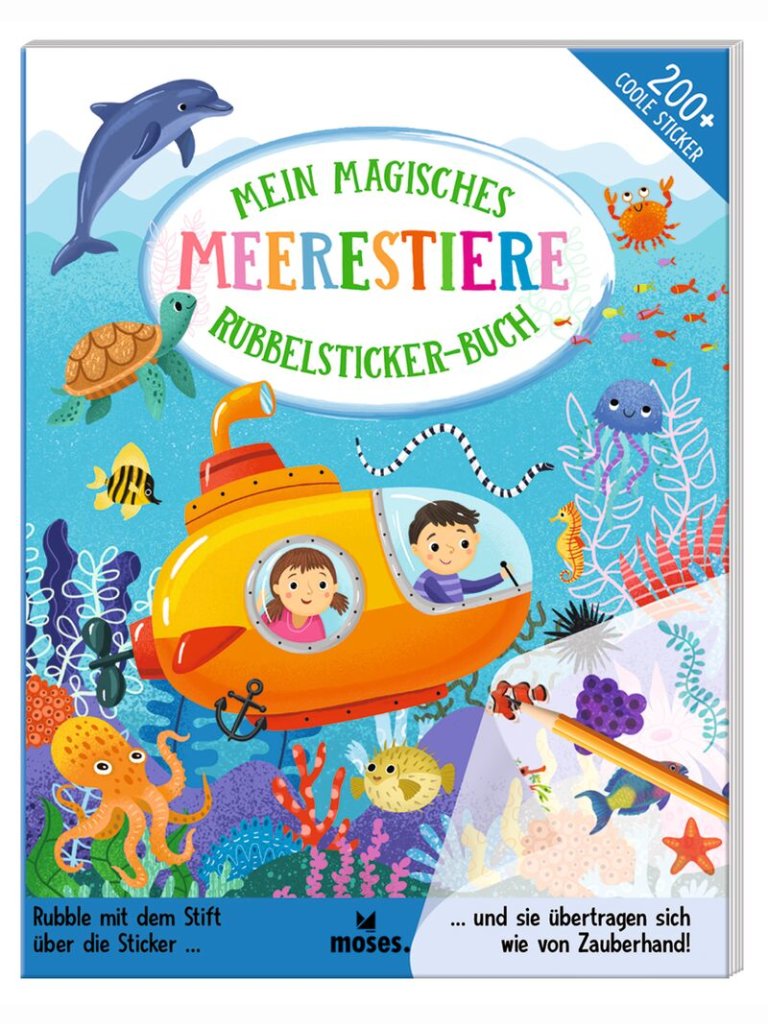 Mein magisches Rubbelsticker-Buch Meerestiere
