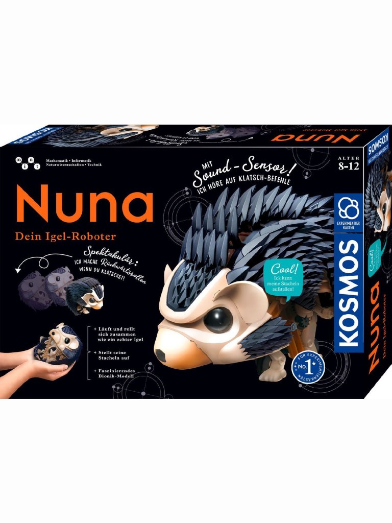 Nuna – Dein Igel-Roboter (Experimentierkasten)