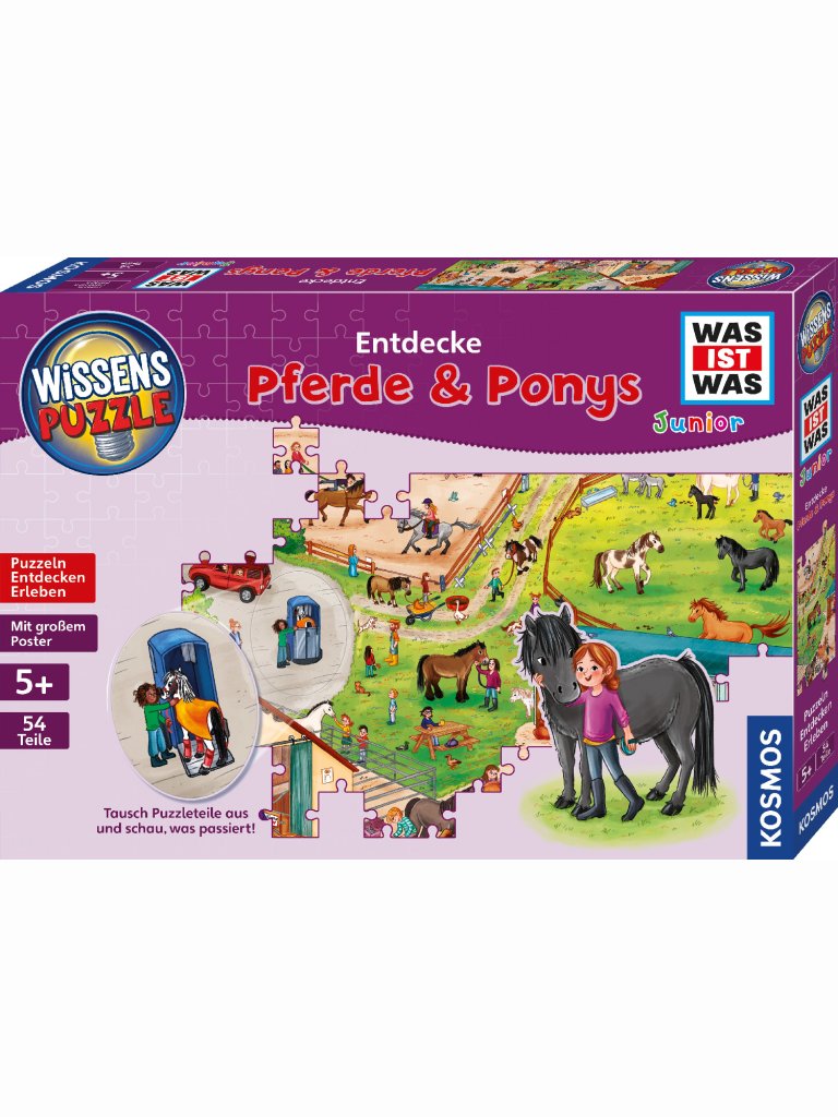 Wissenspuzzle: WAS IST WAS Junior &ndash; Entdecke Pferde &amp; Ponys