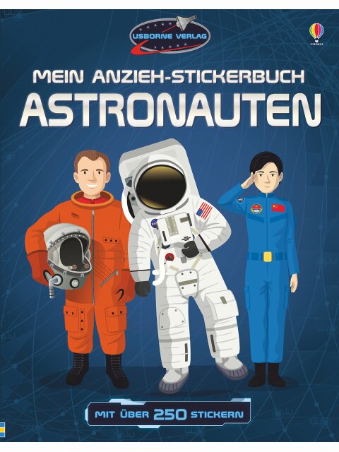 Mein Anzieh-Stickerbuch: Astronauten