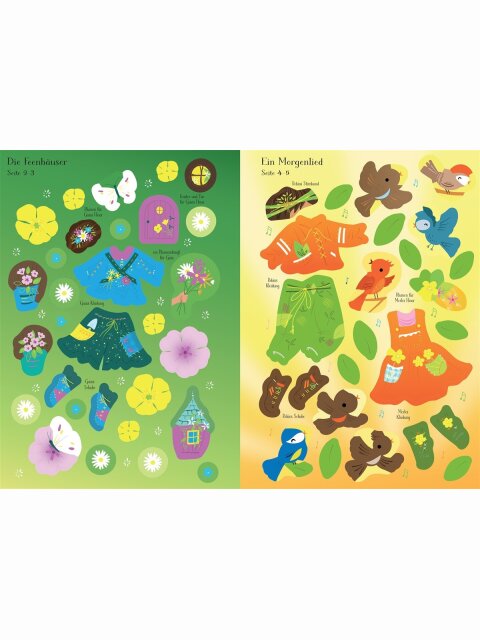 Mein erstes Anziehpuppen-Stickerbuch: Gaia, die kleine Gartenfee