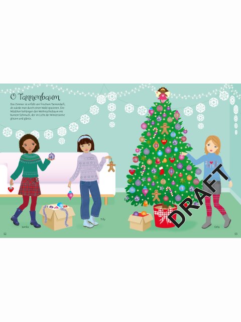 Mein Anziehpuppen-Stickerbuch: Winterwunderland
