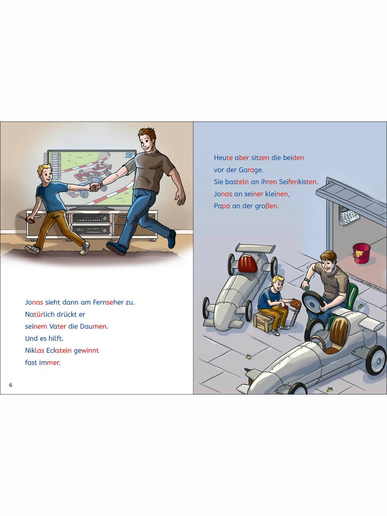 Vollgas auf der Rennstrecke – Leselöwen Lesetraining 2. Klasse