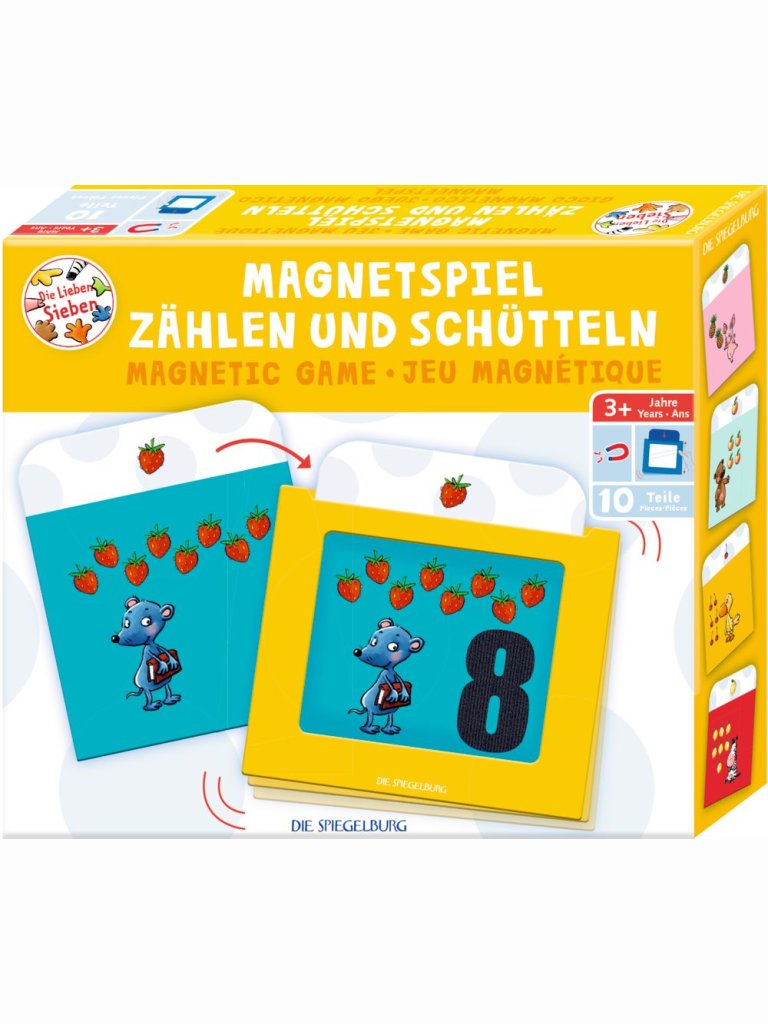 Magnetspiel Z&auml;hlen &amp; Sch&uuml;tteln