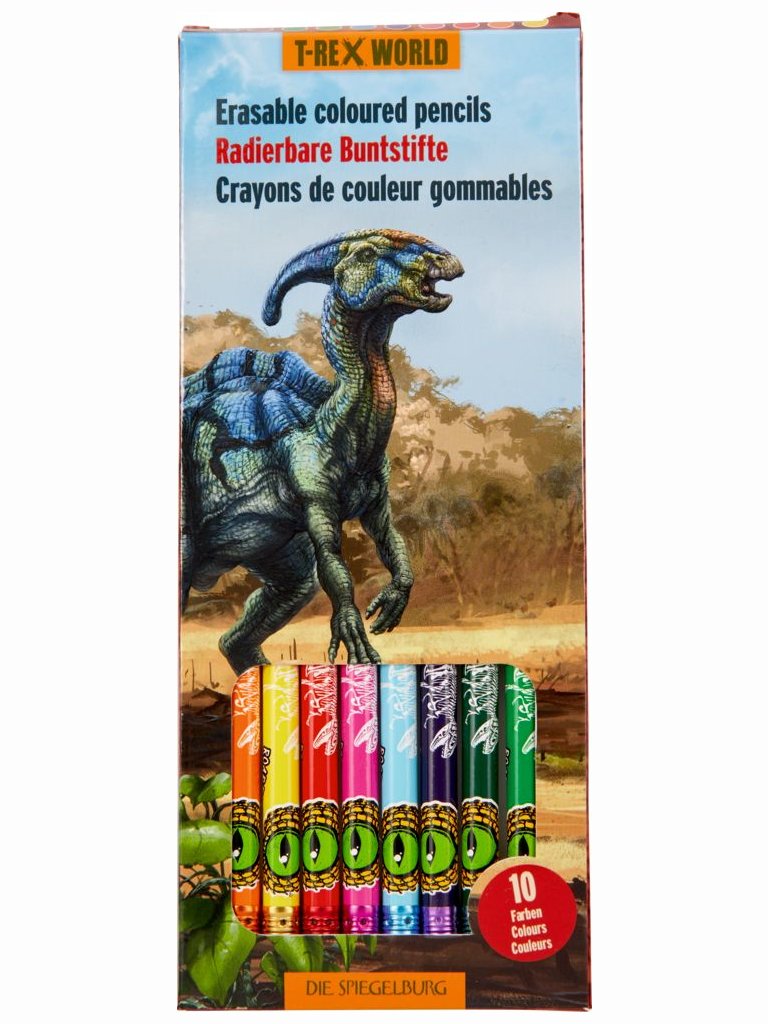 Radierbare Buntstifte &ndash; T-Rex World