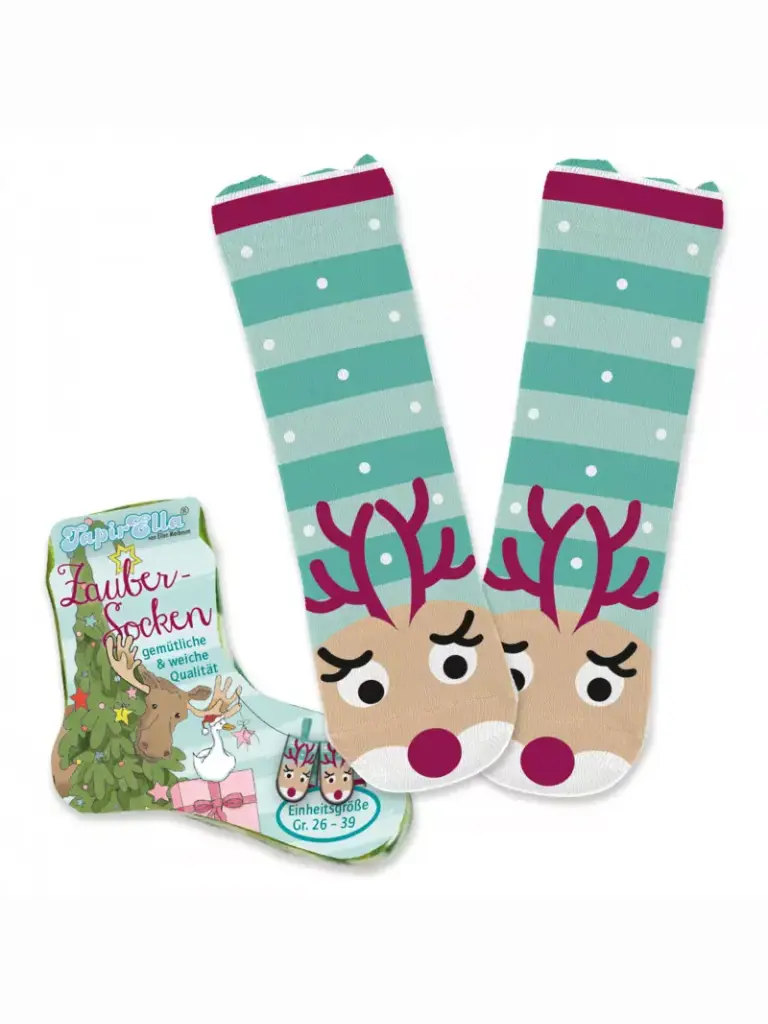 Zaubersocken Rentier