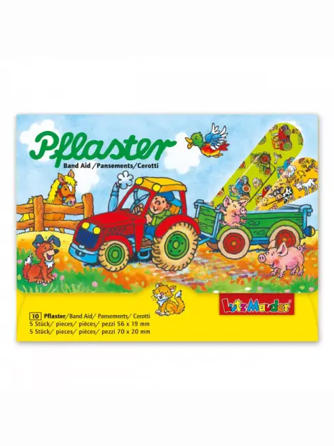 Pflasterbriefchen Traktor