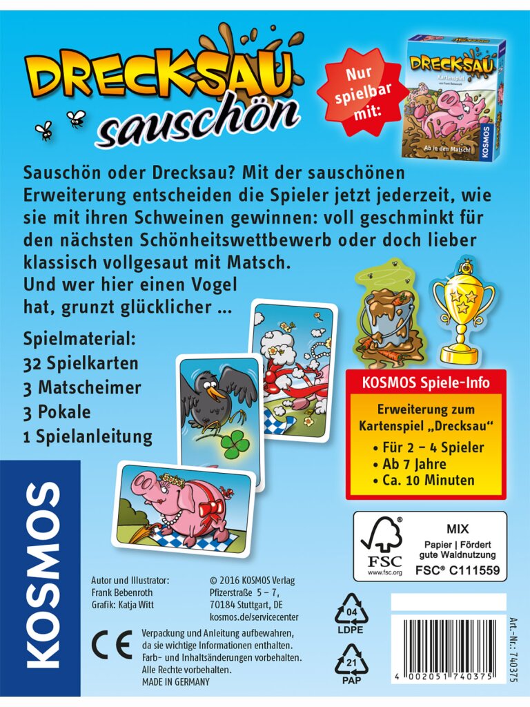 Drecksau sauschön Erweiterung (Kartenspiel)