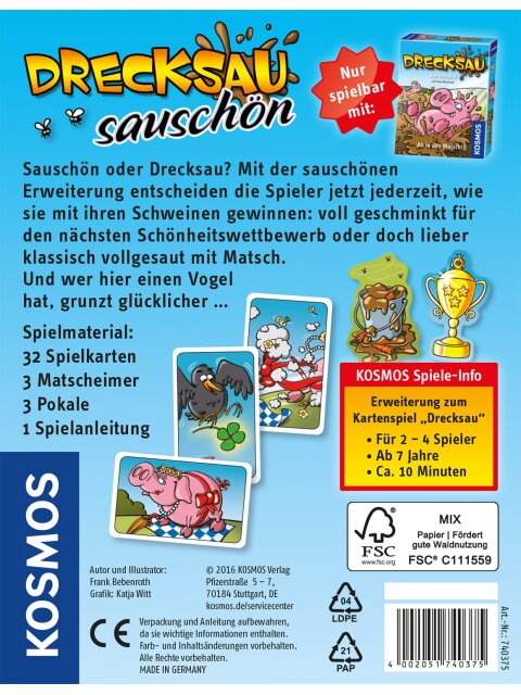 Drecksau sauschön Erweiterung (Kartenspiel)