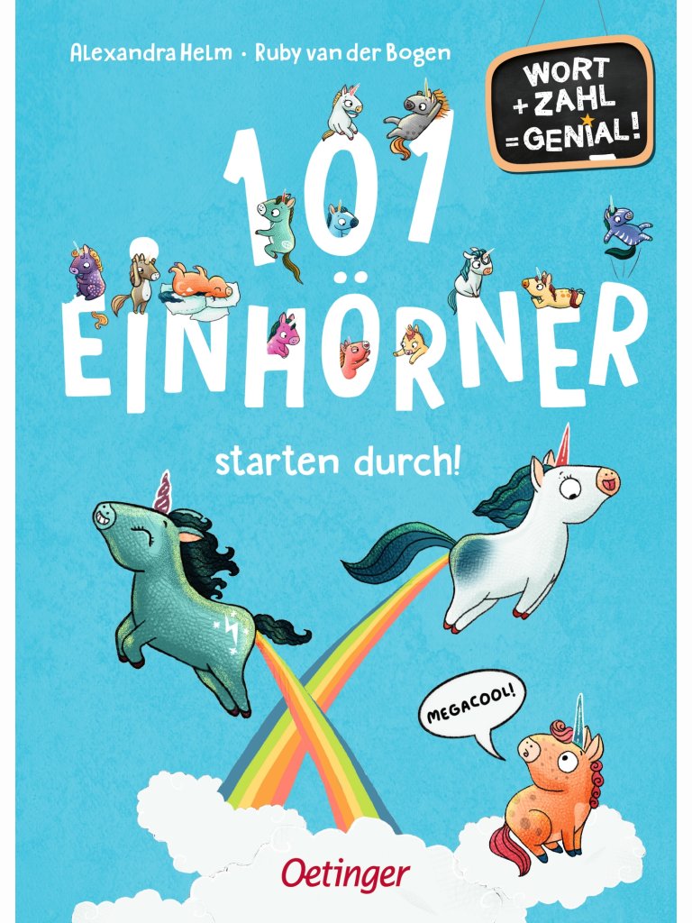 101 Einhörner starten durch (Wort + Zahl)
