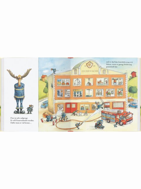 Finn, der Feuerwehrelch