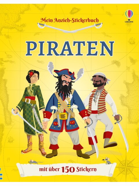 Mein Anzieh-Stickerbuch: Piraten