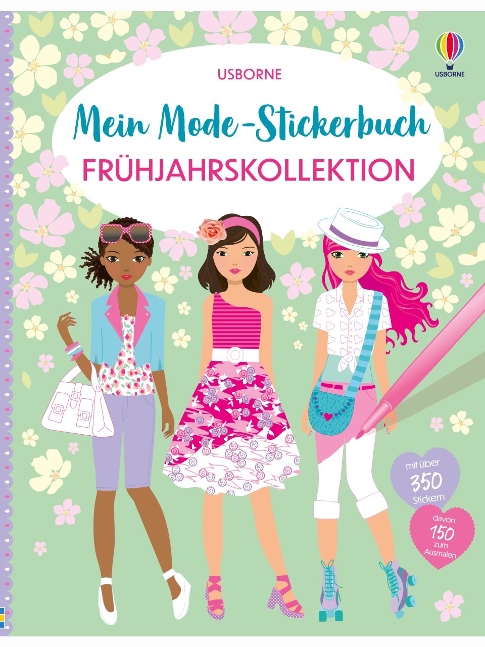 Mein Mode-Stickerbuch: Frühjahrskollektion