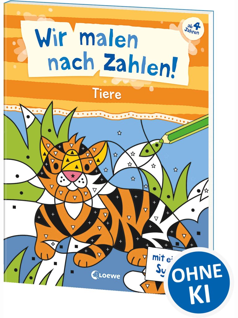 Wir malen nach Zahlen! - Tiere
