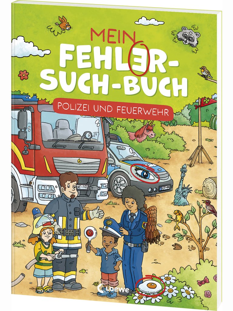 Mein Fehler-Such-Buch &ndash; Polizei und Feuerwehr