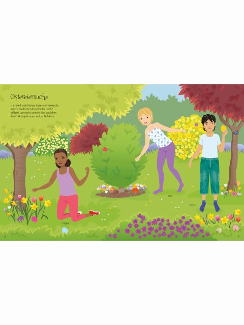Mein Anziehpuppen-Stickerbuch: Ostern