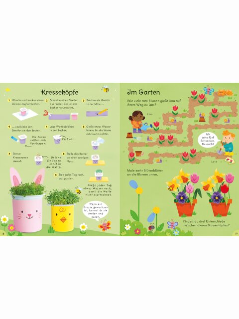 Basteln, Rätseln, Dekorieren für die Osterzeit