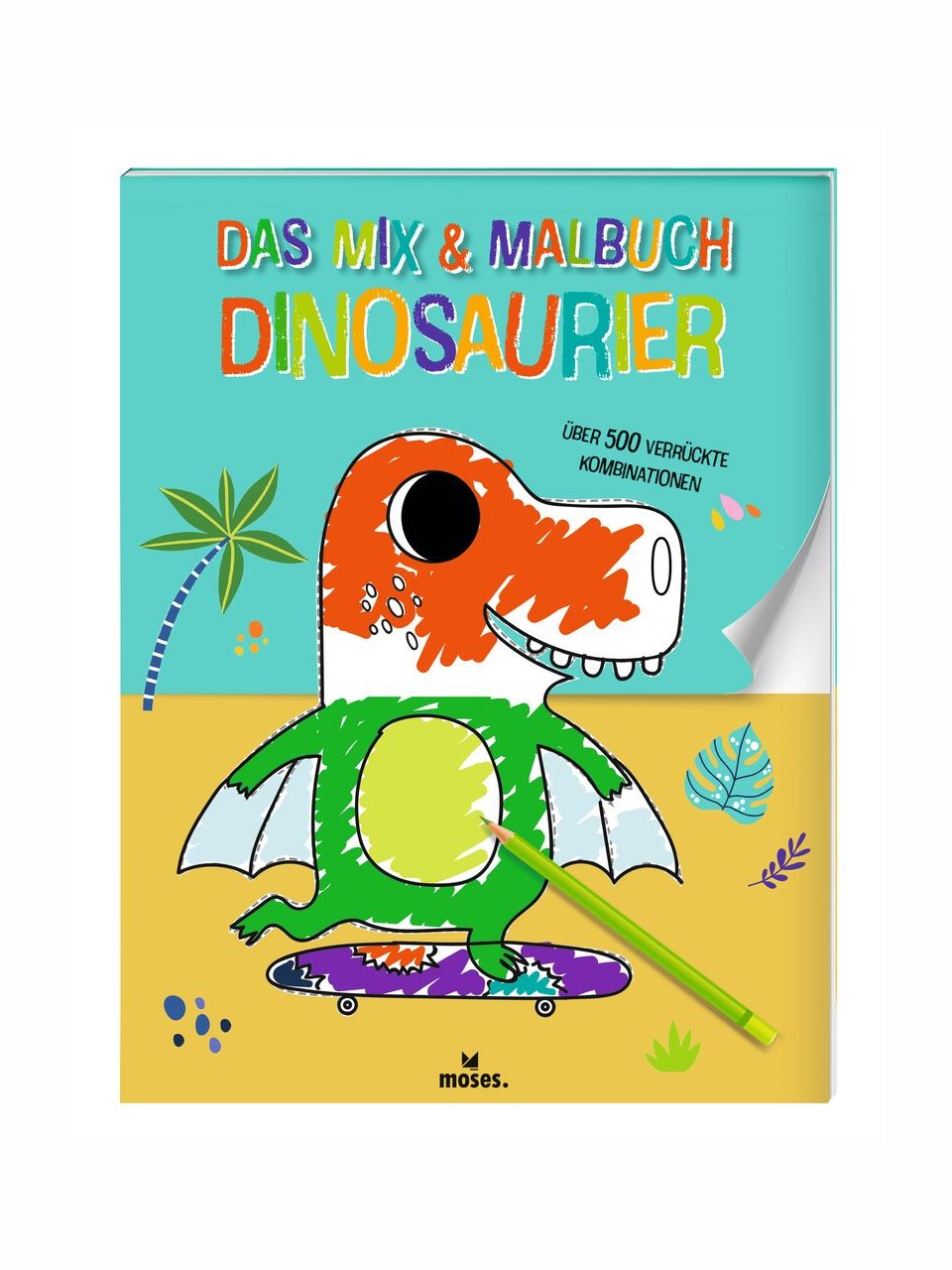 Das Mix & Malbuch Dinosaurier