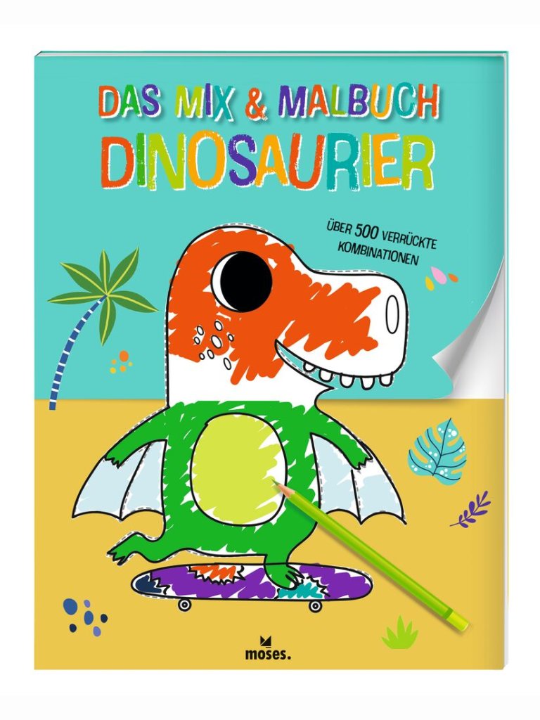 Das Mix &amp; Malbuch Dinosaurier