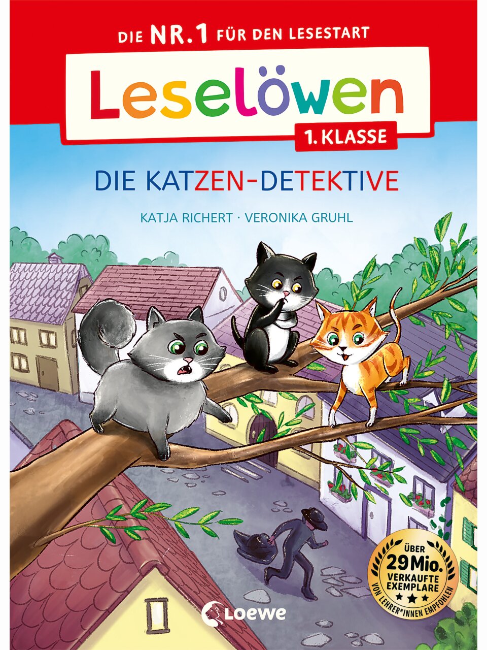 DIE KATZEN-DETEKTIVE – Leselöwen 1. Klasse (Großbuchstaben)