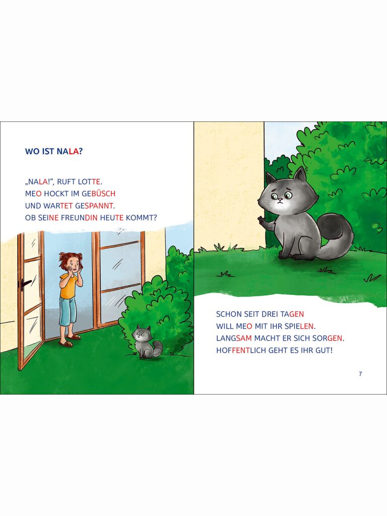 DIE KATZEN-DETEKTIVE – Leselöwen 1. Klasse (Großbuchstaben)