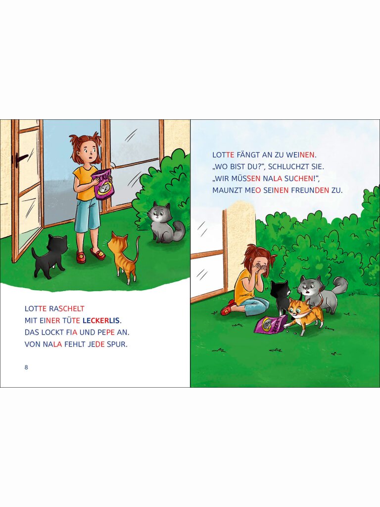 DIE KATZEN-DETEKTIVE – Leselöwen 1. Klasse (Großbuchstaben)