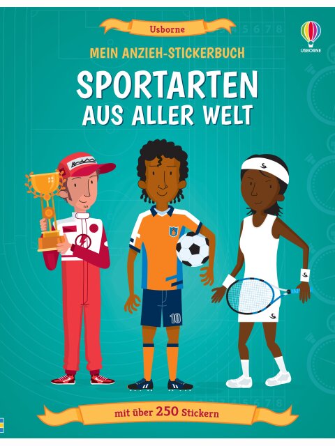 Mein Anzieh-Stickerbuch: Sportarten aus aller Welt