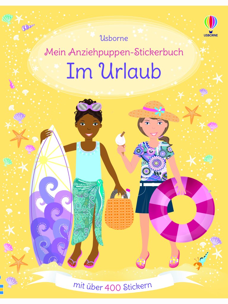 Mein Anziehpuppen-Stickerbuch: Im Urlaub