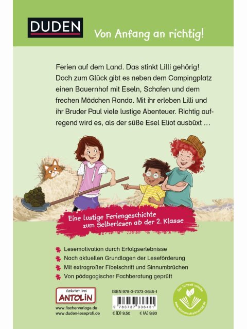 Schrecklich schöne Ferien (Duden Leseprofi 2. Klasse)