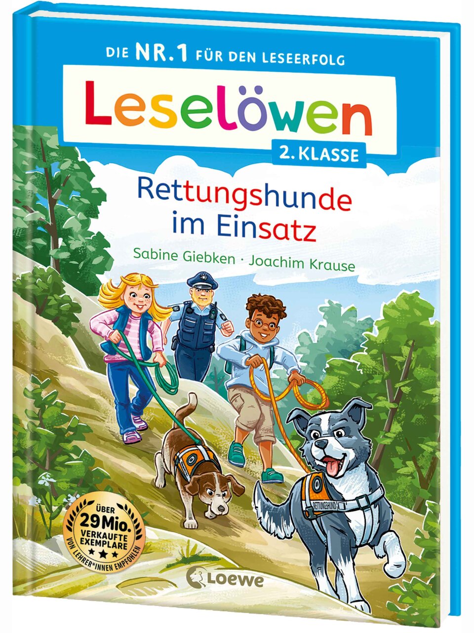 Rettungshunde im Einsatz – Leselöwen 2. Klasse