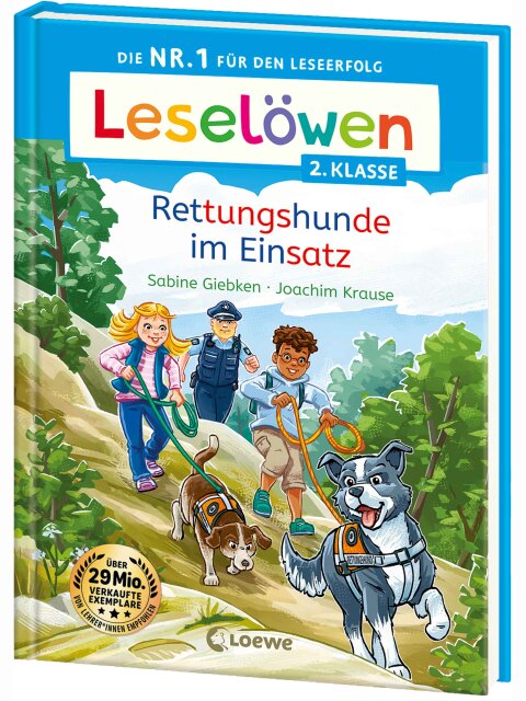 Rettungshunde im Einsatz – Leselöwen 2. Klasse