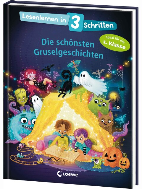 Lesenlernen in 3 Schritten – Die schönsten Gruselgeschichten