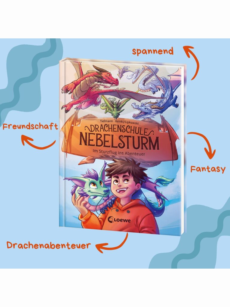 Drachenschule Nebelsturm (Band 1) – Im Sturzflug ins Abenteuer
