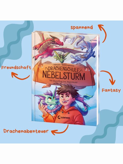 Drachenschule Nebelsturm (Band 1) – Im Sturzflug ins Abenteuer