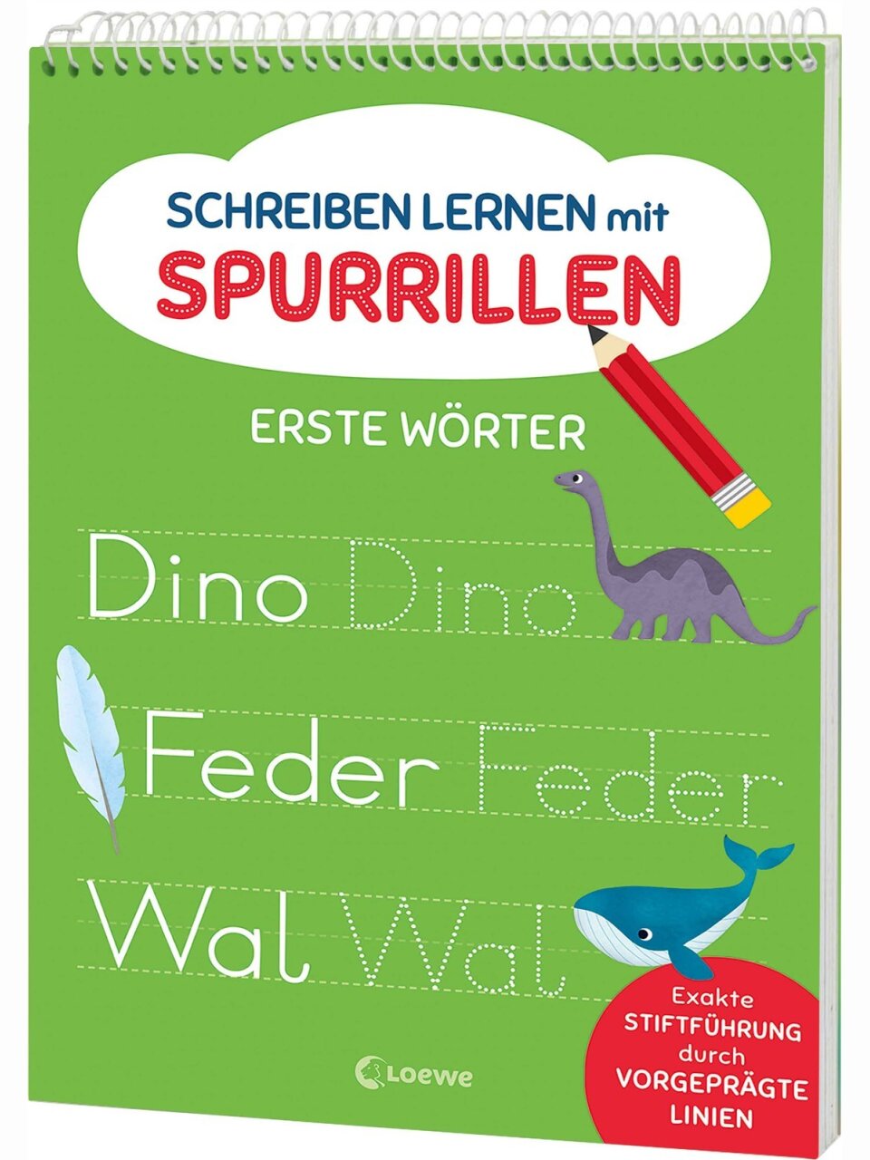 Schreiben lernen mit Spurrillen – Erste Wörter