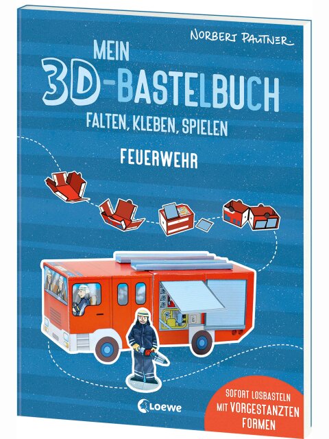 Mein 3D-Bastelbuch – Feuerwehr