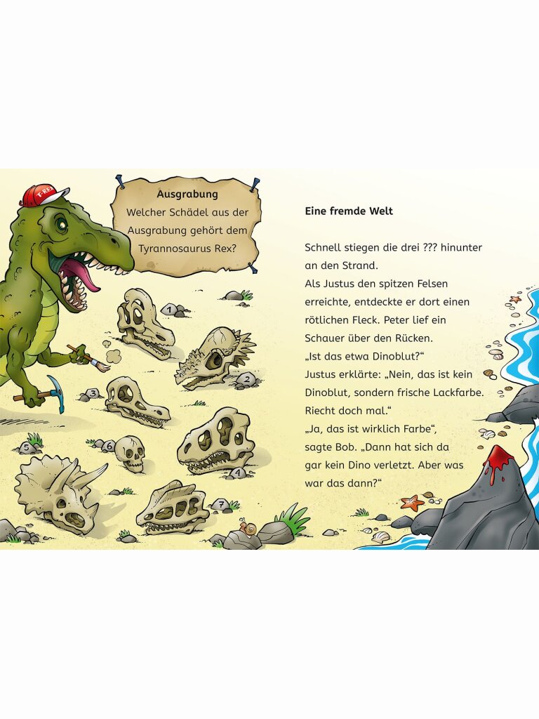 Die drei ??? Kids – Achtung, Dinos! (Bücherhelden 2. Klasse)