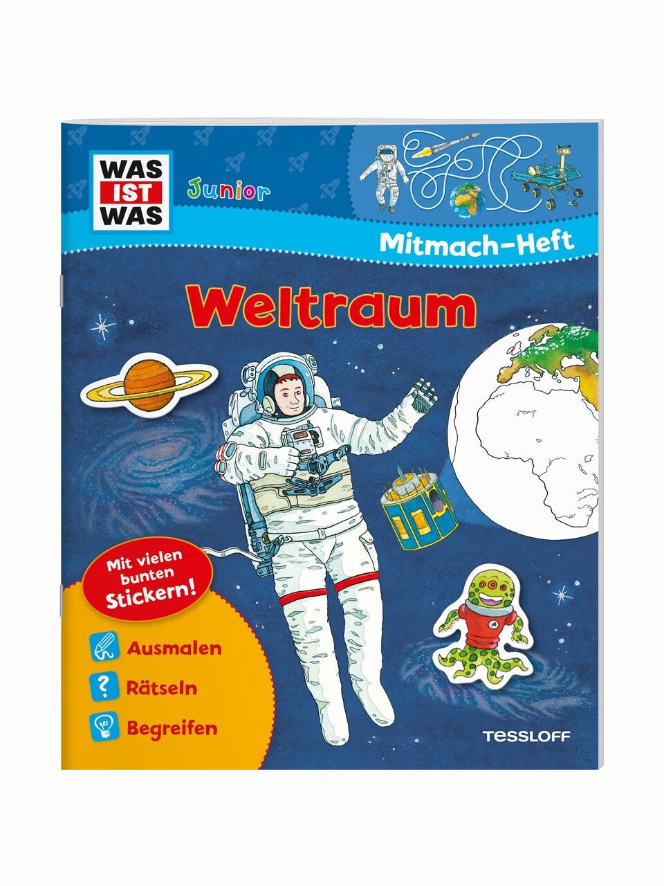 WAS IST WAS Junior Mitmach-Heft Weltraum