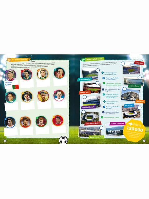 WAS IST WAS Rätseln und Stickern – Fußball