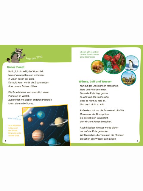WAS IST WAS Erstes Lesen – Leserätsel Unsere Erde