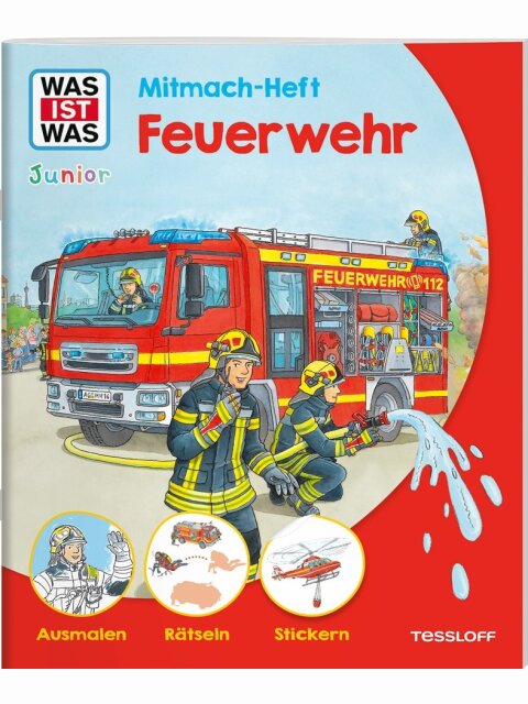 WAS IST WAS Junior Mitmach-Heft Feuerwehr