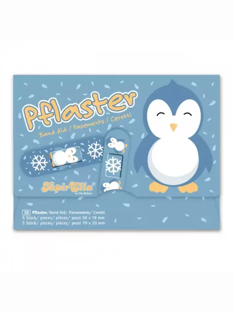 Pflasterbriefchen Pinguin