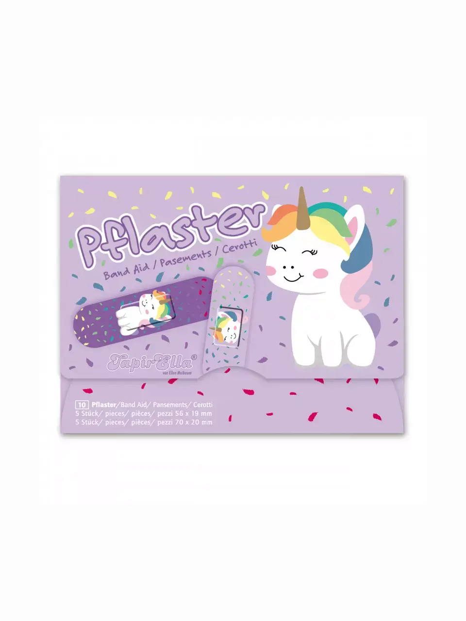 Pflasterbriefchen Einhorn